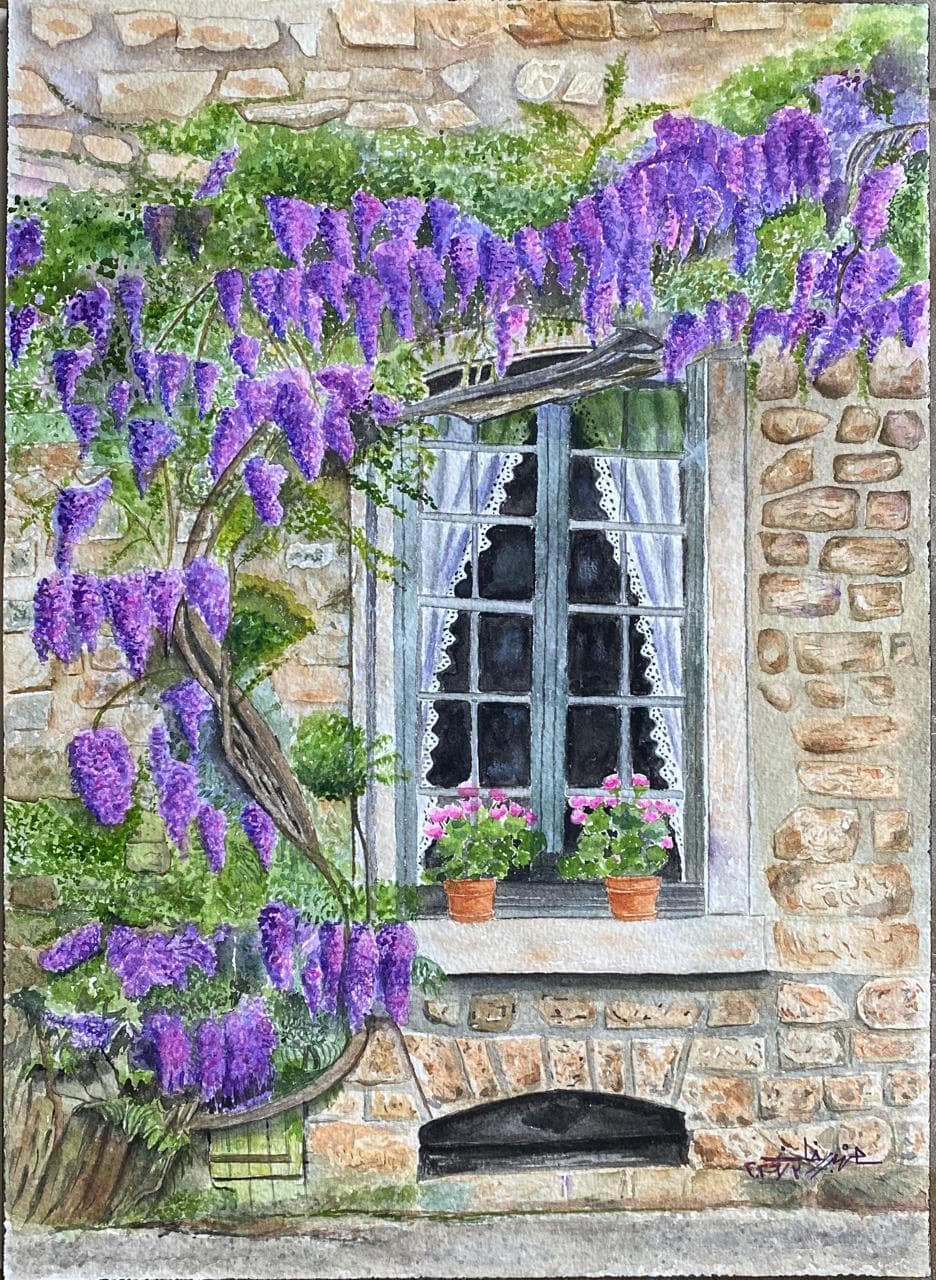 Wisteria Window